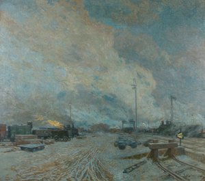 stacja towarowa autorstwa Rudolf Quittner