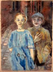 Zaniedbana młodzież autorstwa Rudolf Schlichter