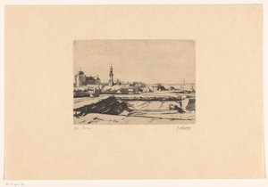 Veere (oryginalny tytuł na obiekcie) autorstwa Rudolf Schönberg (signed by artist)