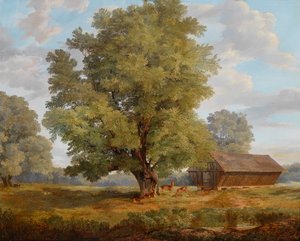 Jeleń w Praterau autorstwa Rudolf Swoboda
