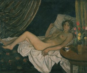 Leżąca kobieta