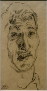 Autoportret jako więzień (w Rosji) autorstwa Rudolf Wacker