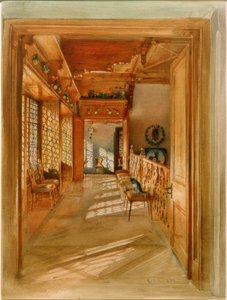 Klatka schodowa autorstwa Rudolf von Alt