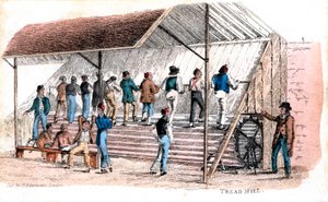 Bieżnia w więzieniu Brixton, Londyn, 1827