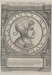 Cesarz rzymski Konstantyn Wielki (druk)