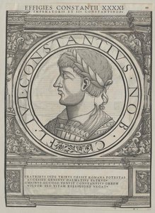Cesarz rzymski Konstancjusz II (druk)