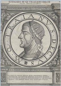 Cesarz rzymski Decjusz (druk) autorstwa Rudolph Wyssenbach