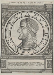 Cesarz rzymski Decjusz (druk) autorstwa Rudolph Wyssenbach