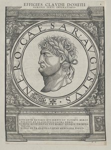 Cesarz rzymski Neron (druk) autorstwa Rudolph Wyssenbach