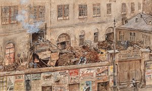 Odlewnia żeliwa Kitschelt przy Skodagasse w Wiedniu autorstwa Rudolf von Alt