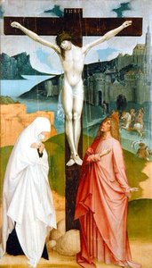 Ukrzyżowanie (tempera na panelu) autorstwa Rueland the Younger Frueauf
