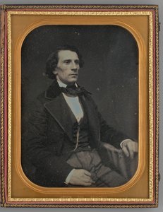 Portret siedzącego mężczyzny bez tytułu, 1855. autorstwa Rufus Anson
