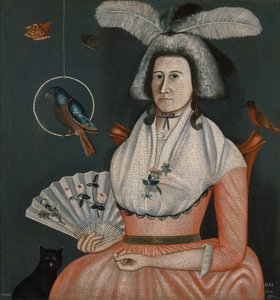 Molly Wales Fobes, 1790. autorstwa Rufus Hathaway