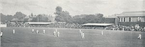 Uniwersytecki mecz krykieta w Lords, c1896 autorstwa Russell and Sons