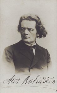 Anton Rubinstein, rosyjski kompozytor, dyrygent i pianista (zdjęcie czarno-białe) autorstwa Russian Photographer (after)