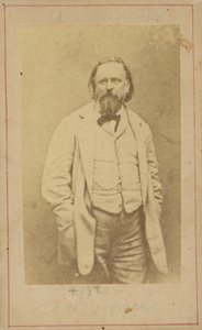 Aleksander Herzen, rosyjski pisarz i filozof autorstwa Russian Photographer