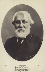 Iwan Turgieniew (1818-1883), rosyjski powieściopisarz, autor opowiadań i dramaturg autorstwa Russian Photographer