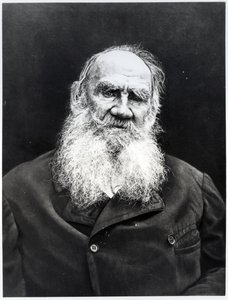 Lew Tołstoj (zdjęcie czarno-białe) autorstwa Russian Photographer