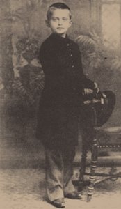 Leon Trocki, 9 lat, 1888 autorstwa Russian Photographer