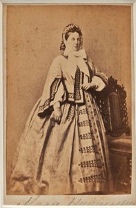 Marie Nikolaievna de Russie (1819-1876) - Wielka Księżna Maria Nikołajewna Rosji (1819-1876), księżna Leuchtenberg, Anonimowa. Zdjęcie albuminy autorstwa Russian Photographer