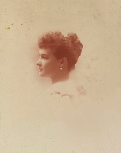 Marie Pavlovna de Russie - Wielka Księżna Maria Pawłowna Rosji (1854-1920), Anonim. Fotografia żelatynowa srebrna autorstwa Russian Photographer