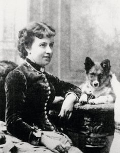 Sofia Kovalevskaia - Sofia Vasilyevna Kovalevskaya (1850-1891), ok. 1880 (zdjęcie) autorstwa Russian Photographer