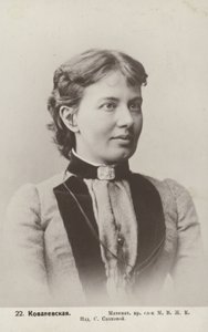 Sofia Kovalevskaya, rosyjska matematyczka autorstwa Russian Photographer