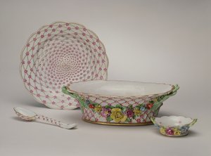 Przedmioty z Nabożeństwa cesarzowej Elżbiety Pietrownej, 1756 (porcelana) autorstwa Russian School