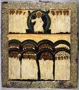 Wszystkich Świętych, XVI w. (tempera na desce) autorstwa Russian School