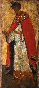 Święty książę Gleb, XV wiek. autorstwa Russian icon.