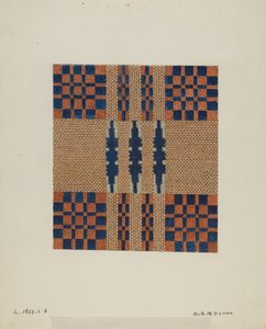 Szczegóły narzuty autorstwa Ruth M. Barnes