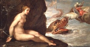 Perseusz i Andromeda (olej na płótnie)