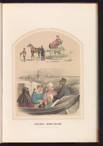 Tradycyjny strój Holandii Północnej, 1857 Prowincja Holandia Północna. / XXIV (tytuł na obiekcie)