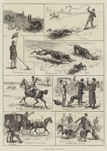 Coursing-Matches (grawerowanie) autorstwa S.T. (after) Dadd