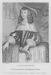 Katarzyna z Braganzy (grafika) autorstwa S. (after) Harding