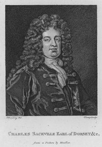 Charles Sackville, hrabia Dorset itp. (Grawerowanie) autorstwa S. (after) Harding
