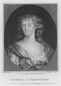 Hrabina Shrewsbury (Grawerowanie) autorstwa S. (after) Harding