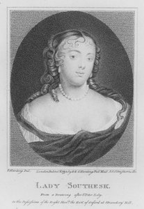 Lady Southesk (grawerowanie) autorstwa S. (after) Harding
