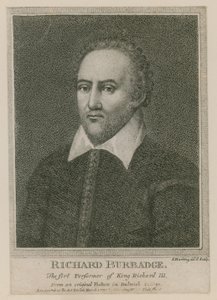 Richard Burbadge, pierwszy wykonawca Króla Ryszarda III autorstwa S. Harding