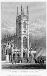 Kościół św. Łukasza, Chelsea, Londyn, 1828.