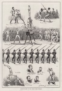 Assault-at-Arms przez Londyńską Brygadę Strzelców (rycina)