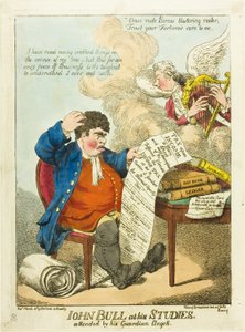 John Bull na studiach autorstwa S. W. Fores