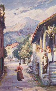 Tamargue z La Souche (kolorowa litografia) autorstwa Sabine Baring Gould