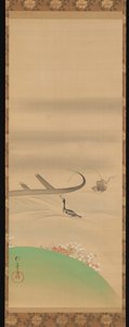 Kormoranfischen autorstwa Sakai Hoitsu