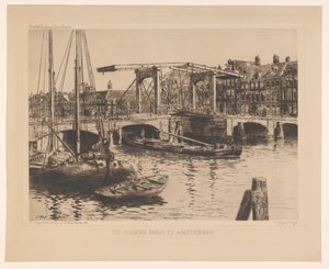 Chudy most w Amsterdamie (oryginalny tytuł na obiekcie) autorstwa Salomon Garf