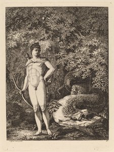 Apollo z łukiem i smokiem, 1771.
