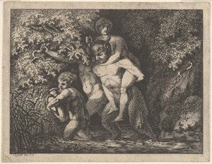 Rodzina Satyrów w drodze, XVIII wiek.
