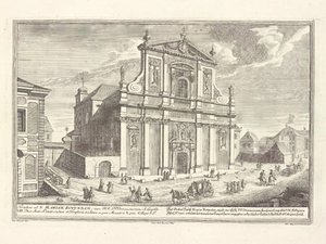 Mały kościół Dominikanów autorstwa Salomon Kleiner