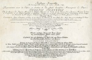 Strona tytułowa pierwszej części autorstwa Salomon Kleiner