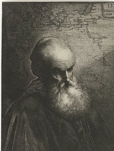Portret starca z brodą autorstwa Salomon Savery